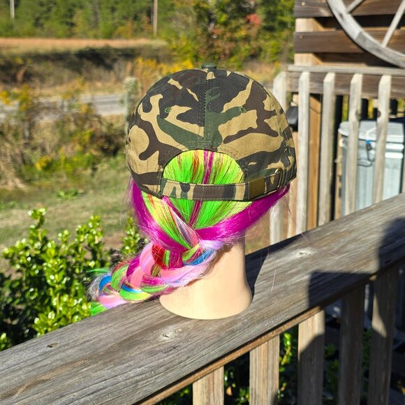Ladies Camo Peace BLING Hat NEW No Tags - Picture 4 of 4